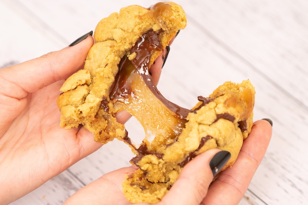 Salted Caramel Chocolate Chip Cookie